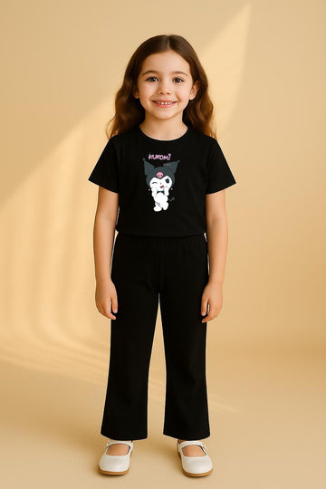 Black Kuromi Tracksuit For Girls