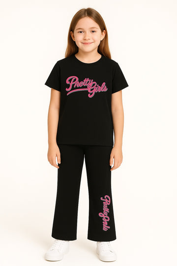 Black pretty girl Tracksuit for girls
