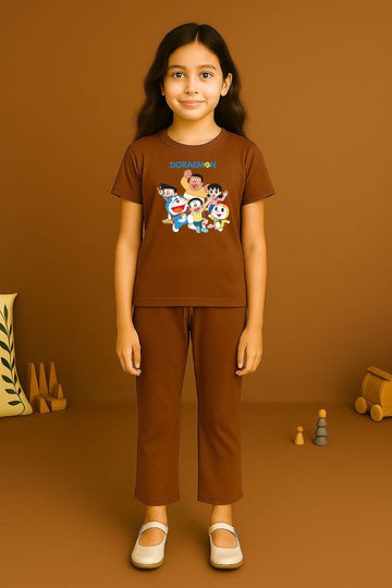 Chocolate Dorimon Family Bellbottom Trouzer Full Set