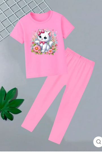 Pink catie Tracksuit For Girls