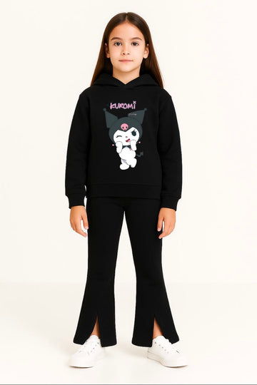 Kuromi Bellbottom Tracksuit For Girls