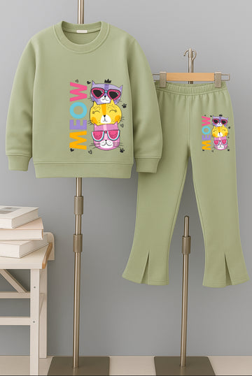 Meow Bellbottom Tracksuit