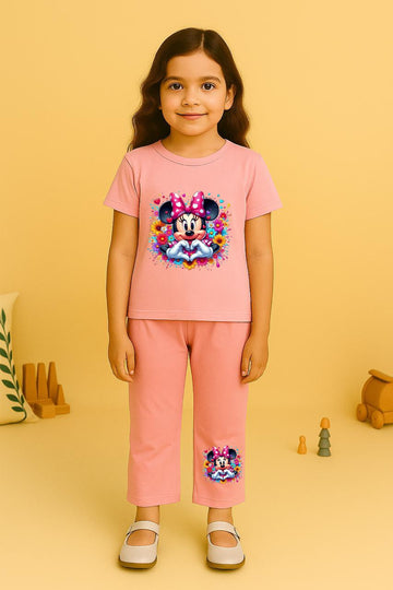 Pink Mici Tracksuit For Girls