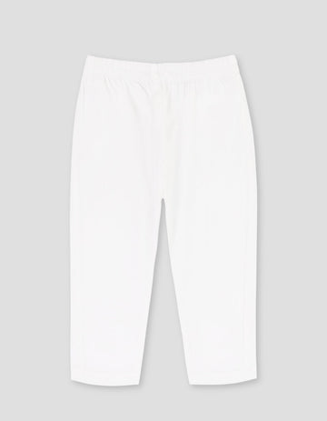 White Cotton Trouzer For Boys