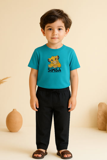 Teal Simba Graphic Tracksuit for Boys