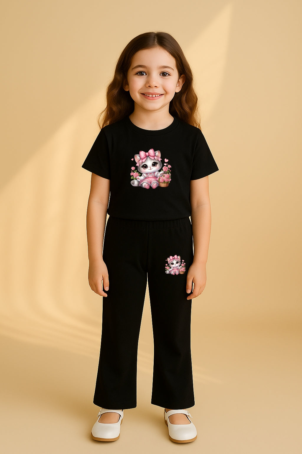 Cutie cat Tracksuit for girls