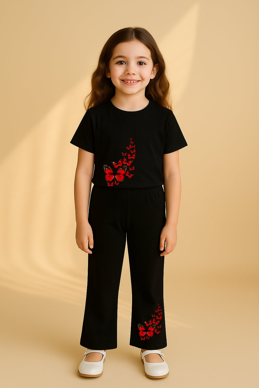 Red Butterfly Tracksuit for girls