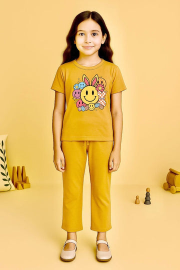 Camel Smile Bellbottom Trouzer Full Set