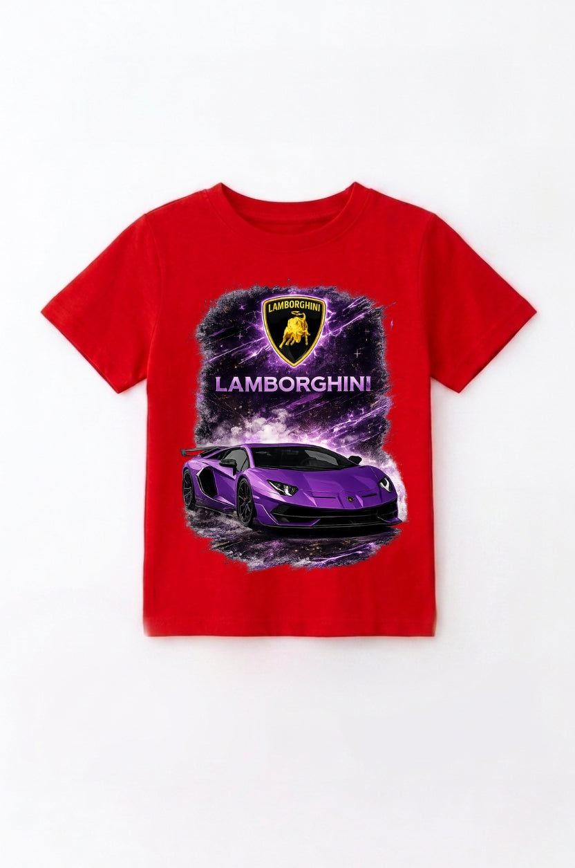 Lamborghini Aventador Purple Tee
