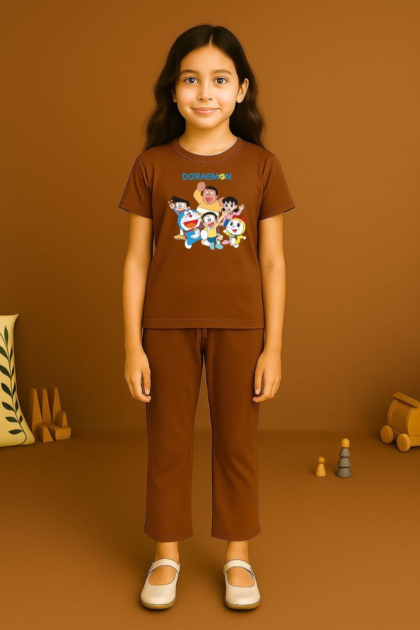 Chocolate Dorimon Family Bellbottom Trouzer Full Set
