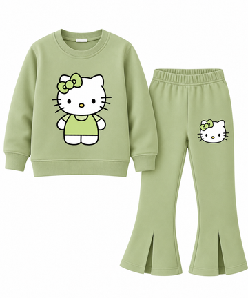Hello kitty Bellbottom Tracksuit