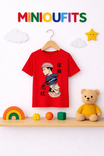 Yuji Itadori vs. Sukuna Split Graphic Tee