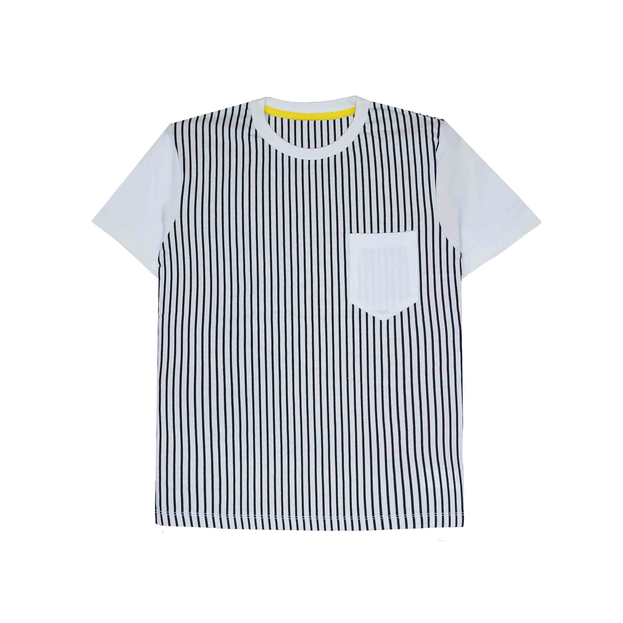 Vertical Stripe T-Shirt For Boys