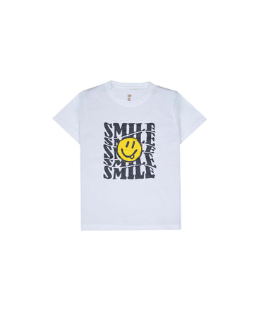 White smile T-Shirt For Boys