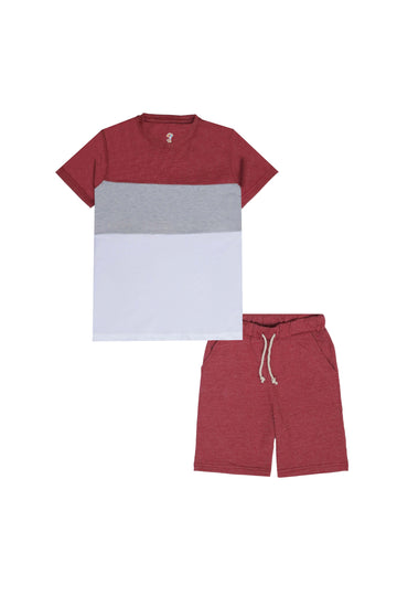 Mehrun grey white Track-Suit For Boys