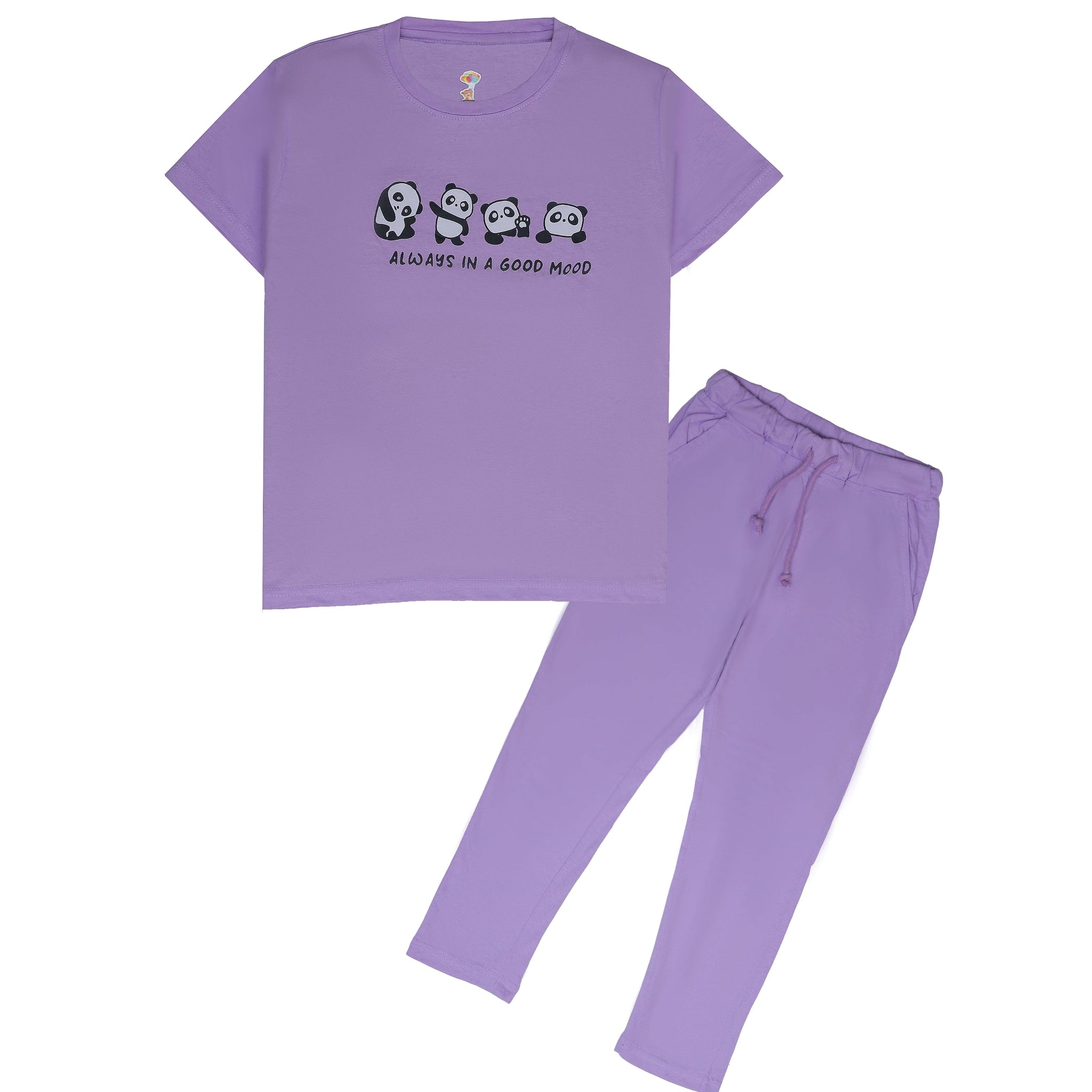 Purple bear Track-Suit For Girls