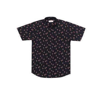 BlACK COTTON, PRINTED CASUAL SHIRT FOR BOYS 🎈🎈