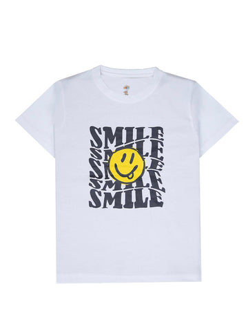White smile T-Shirt For Boys