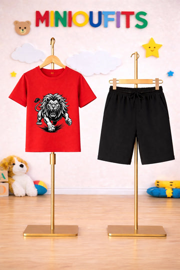 Lion Shorts Set