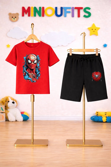 Spider-Man Shorts Set