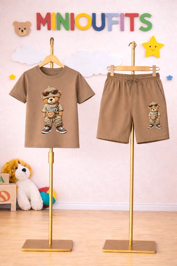 Cute Bear Short Set