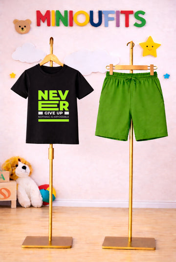 Never Give Up Short Set