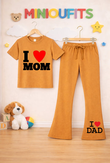 Love Dad Mom Tracksuit