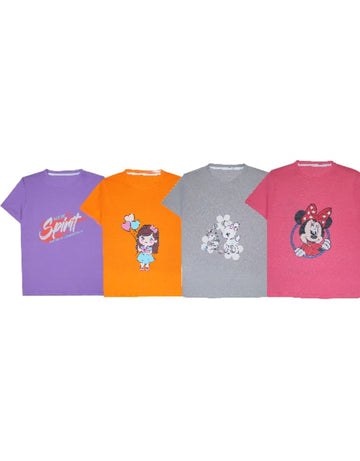 4 TSHIRTS FOR GIRLS SALE