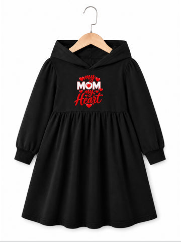 My mom My heart Frock
