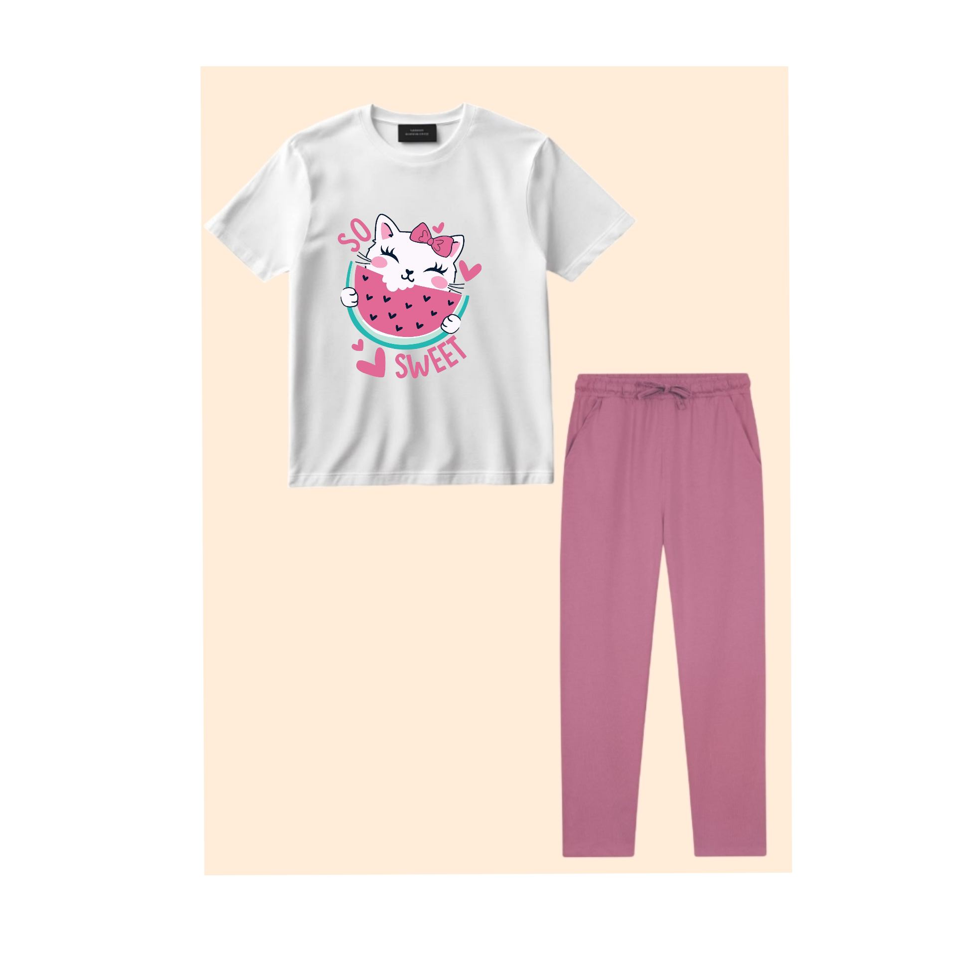 Little Cat Tracksuit for girls