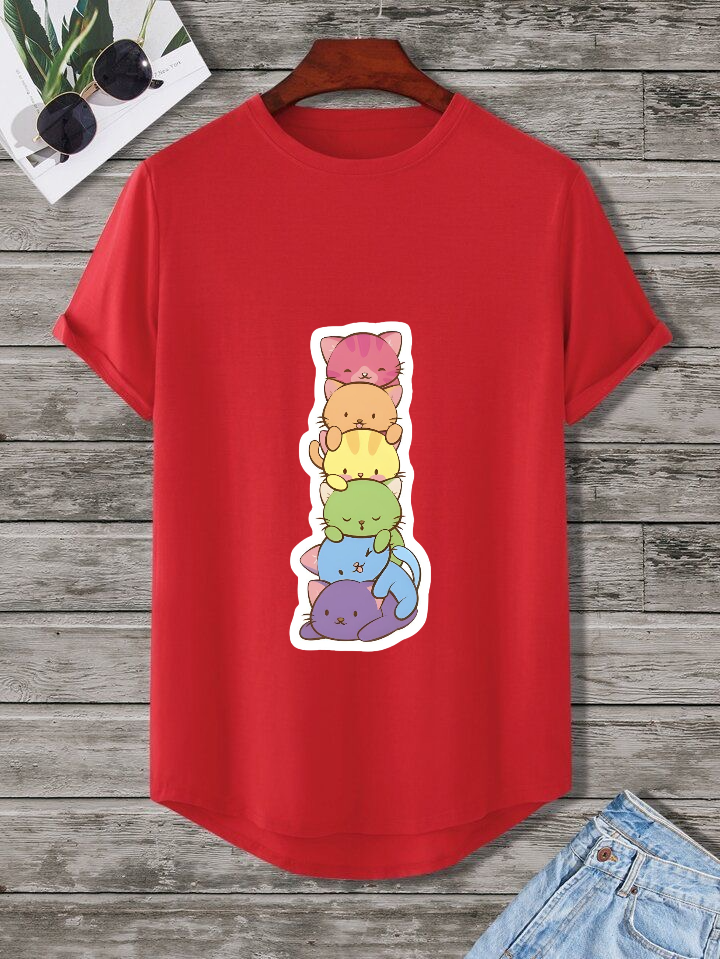 Red T-Shirt For Girls