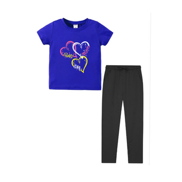 Best Ever Mom Royal Blue Tracksuit for Girls