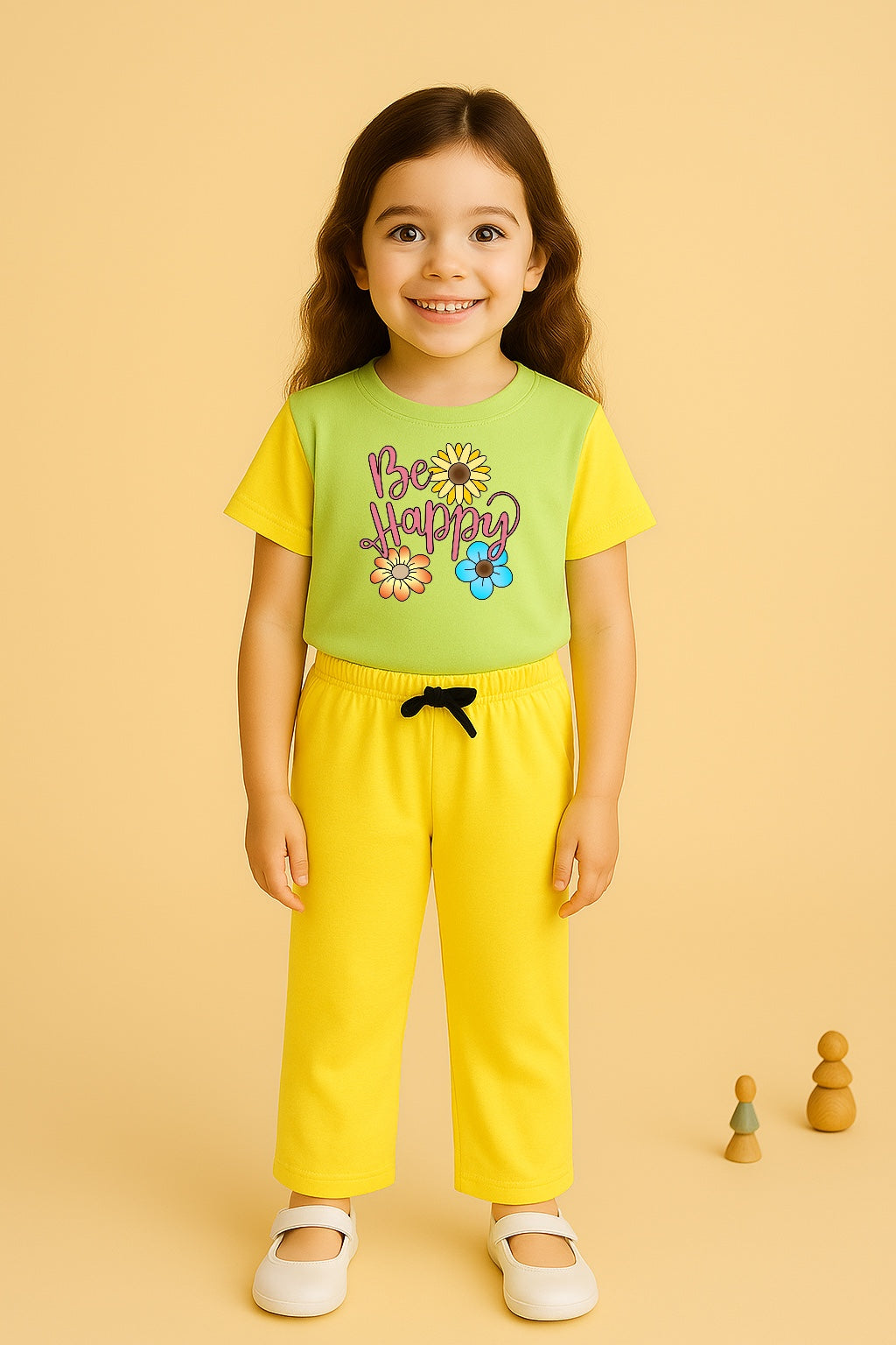 Be Happy Tracksuit For Girls