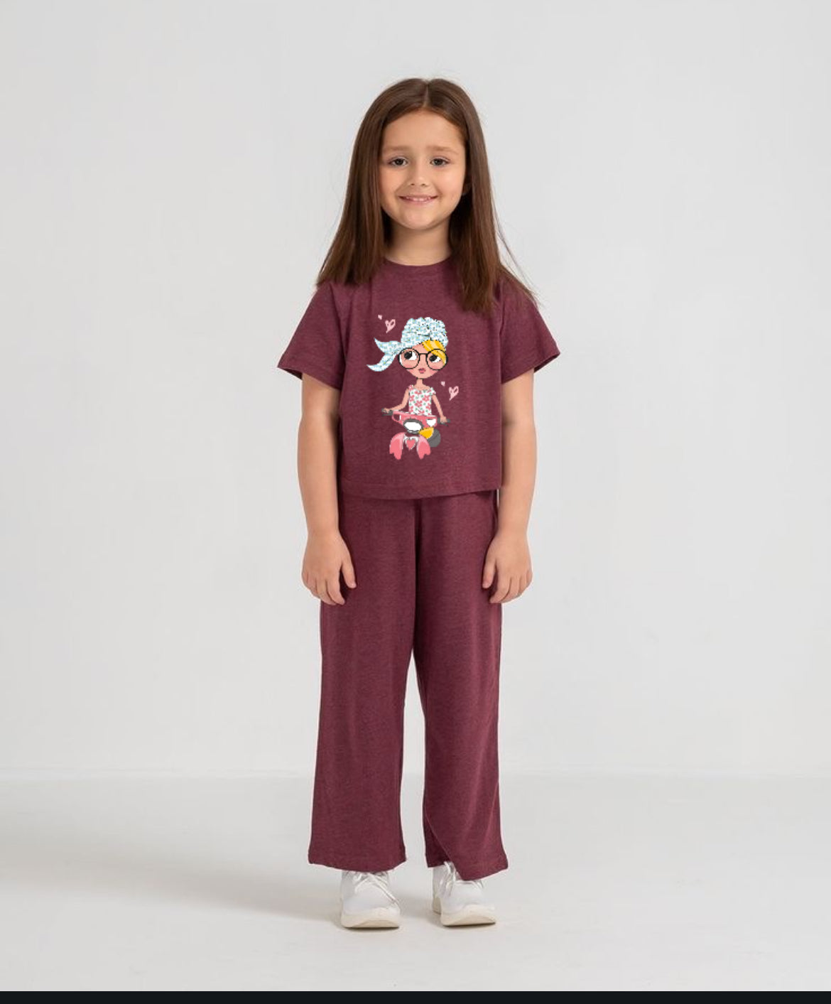Chocolate Bellbottom Trouzer Full Set