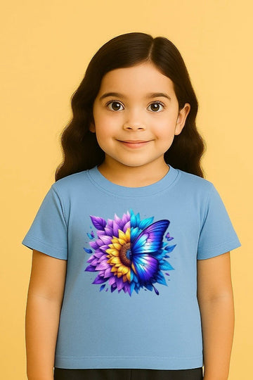 Flower Tshirt For Girls