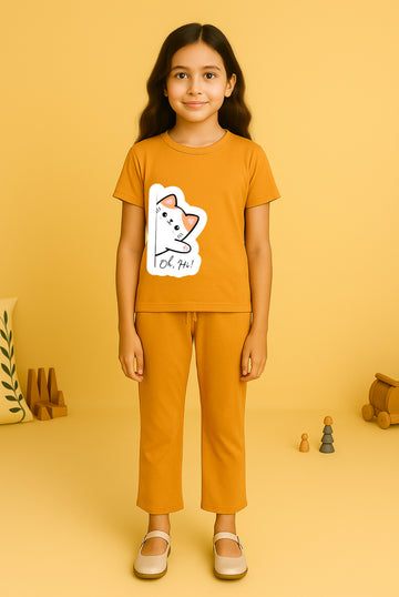 Camel cat Bellbottom Trouzer Full Set