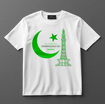 White Independance Day Tshirt