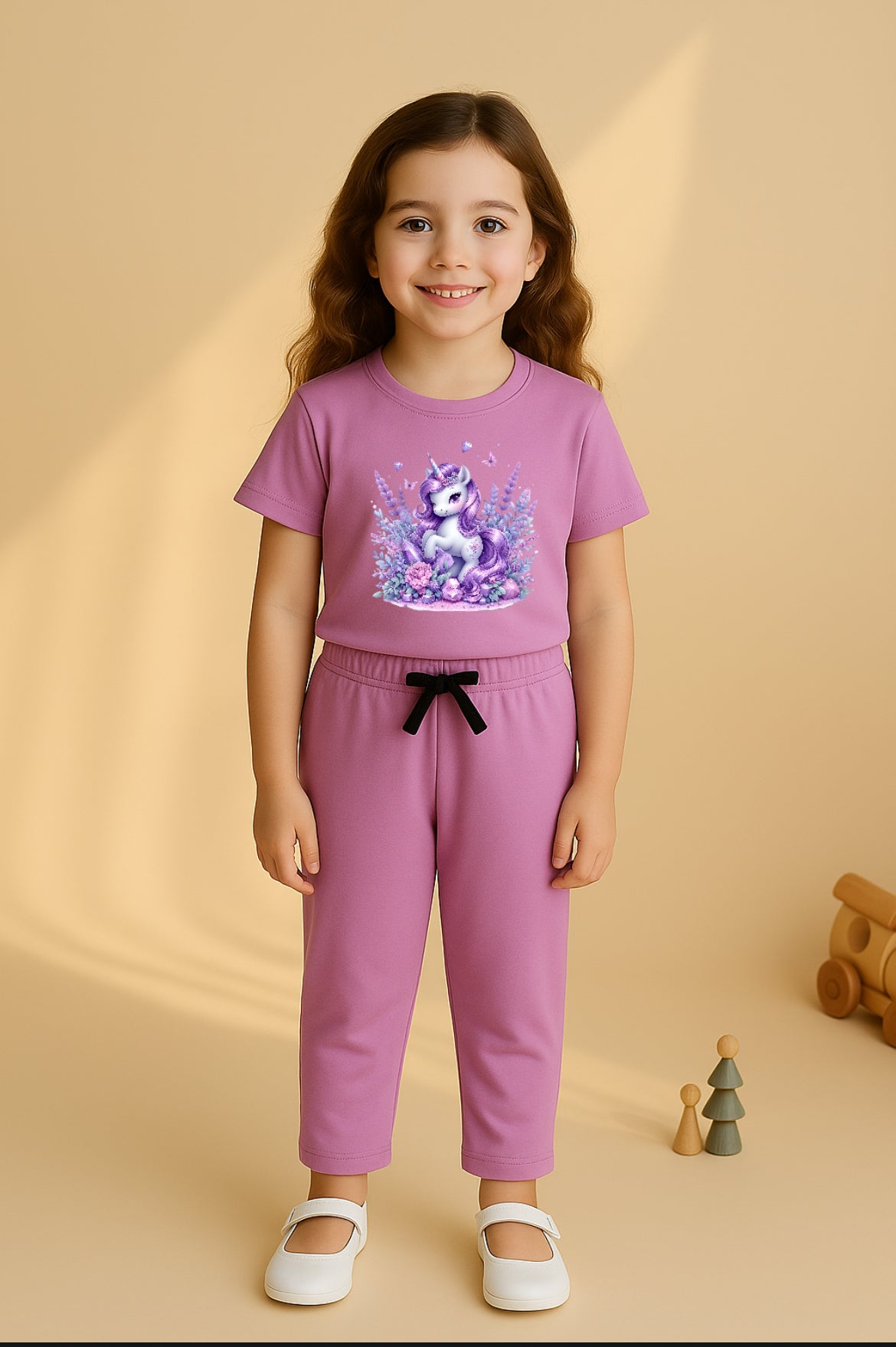 Purple Unicorn  Tracksuit for Girls