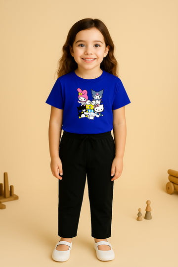 Royal Blue Tracksuit For Girls