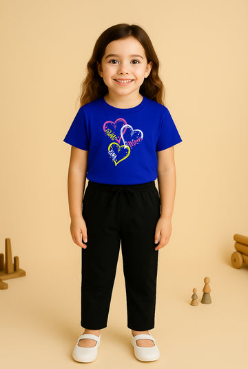 Best Ever Mom Royal Blue Tracksuit for Girls