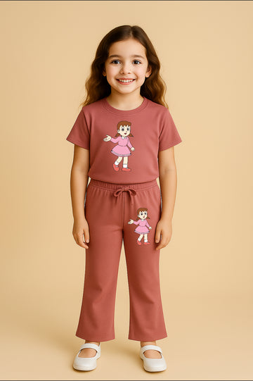 Shazuka light mehrun Tracksuit for Girls