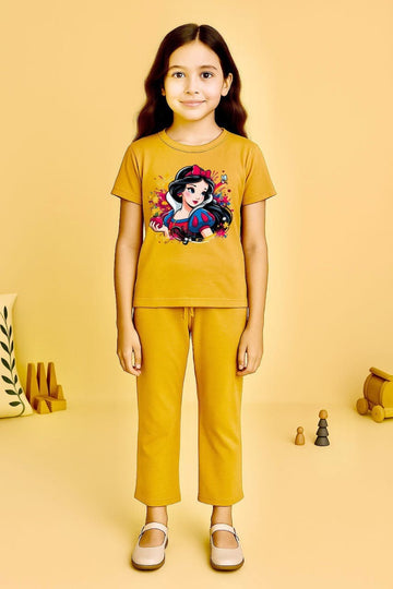 Camel Snowwhite Bellbottom Trouzer Full Set