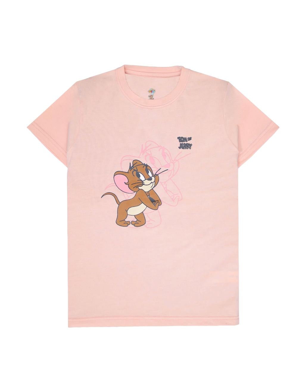 Peach tom jerry T-Shirt For Boys